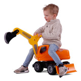 Cavallino Mega Bagger Walking Car Orange, 79 cm