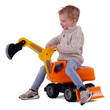 Cavallino Mega Bagger Walking Car Orange, 79 cm