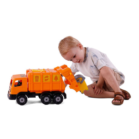Cavallino XL Müllwagen Orange, 42 cm