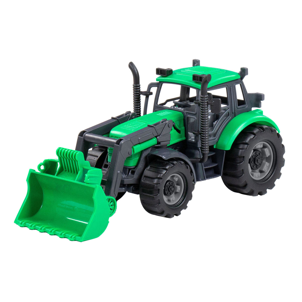 Cavallino -Traktor mit Schaufelgrün, Skala 1:32