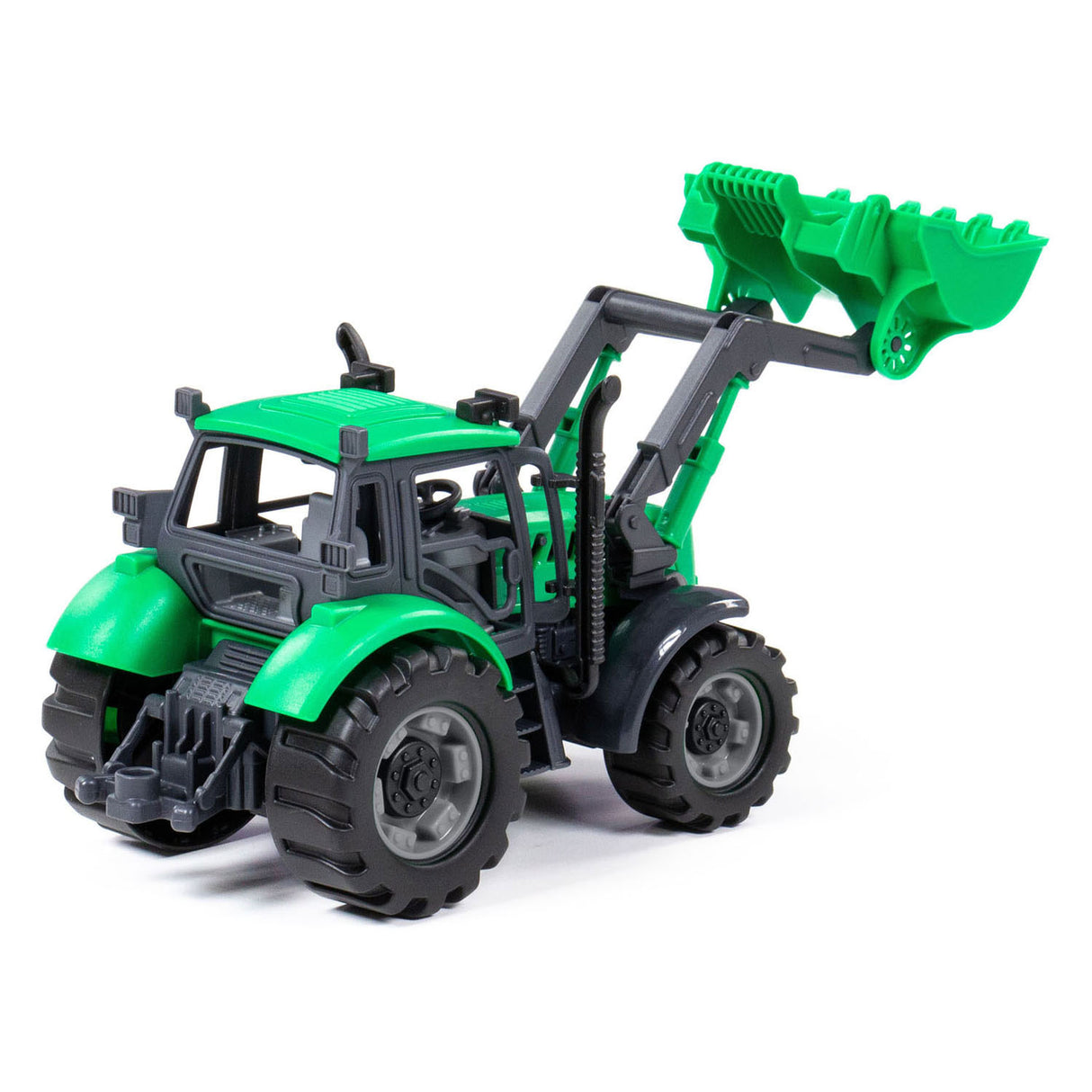 Cavallino -Traktor mit Schaufelgrün, Skala 1:32
