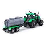 Cavallino -Traktor mit Tankwagen grün, Skala 1:32