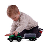 Cavallino -Traktor mit Tankwagen grün, Skala 1:32