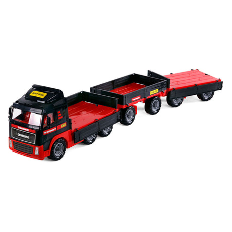 Cavallino Mammoth Truck mit Doppelanhänger, Skala 1:16