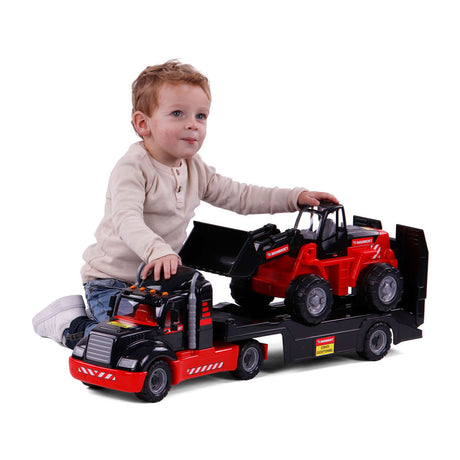 Cavallino Mammoet Torpedo Truck mit Bulldozer, Skala 1:16