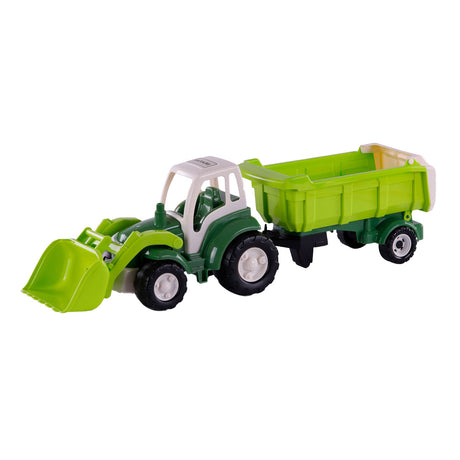 Cavallino XL Traktorgrün mit Neigungsanhänger, 86,5 cm
