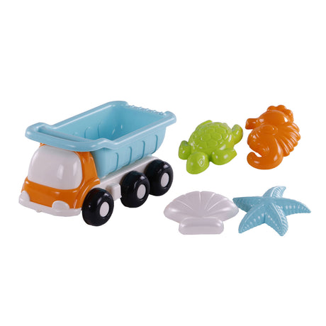 Cavallino Beach KiepWagen mit 4 Sandformen blau