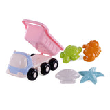 Cavallino Beach KiepWagen mit 4 Sandformen rosa