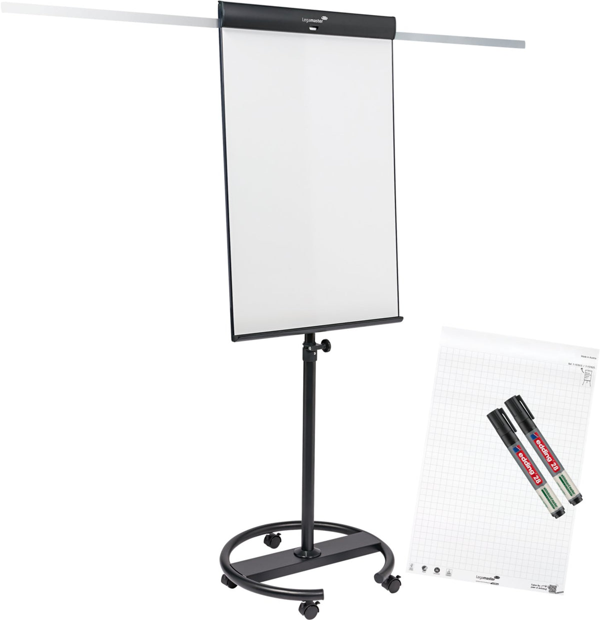 Mobiles Flipchart Legamaster Sketch Steel Black