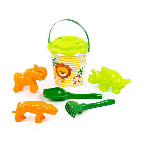 Cavallino Safari XL Bucket Set mit Sandformen, 7dlg.