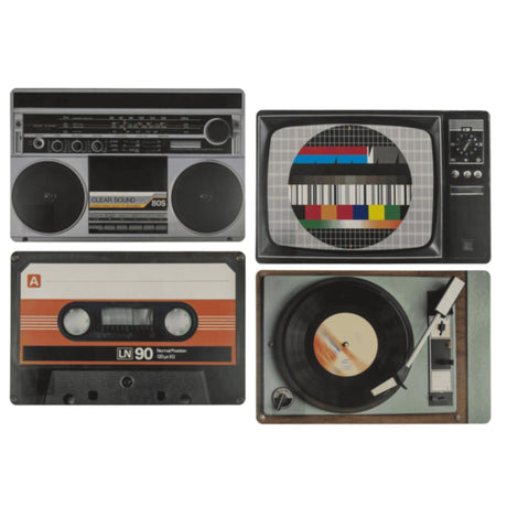 Ootb Tischset Hi-Fi-Elemente 44x29cm 4 sort.