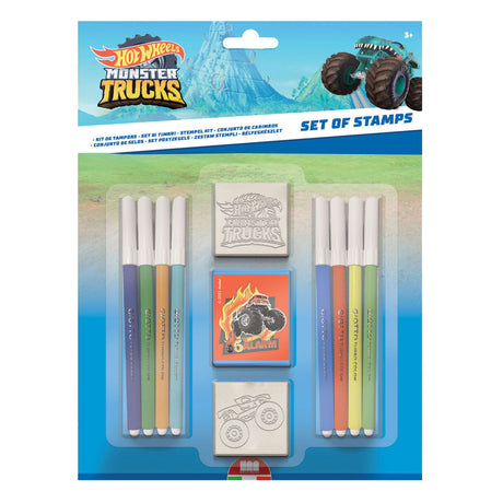 Hot Wheels Stempelset Kreativspielzeug 11-teilig für Kinder.