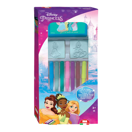 Multiprint Disney Princess Stempelset Bastelset mit Malbuch.