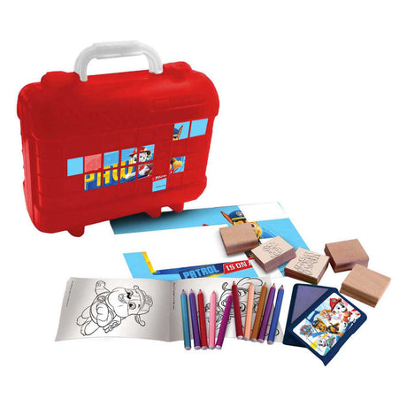 Multiprint Paw Patrol Reisenstempel und Farbkoffer