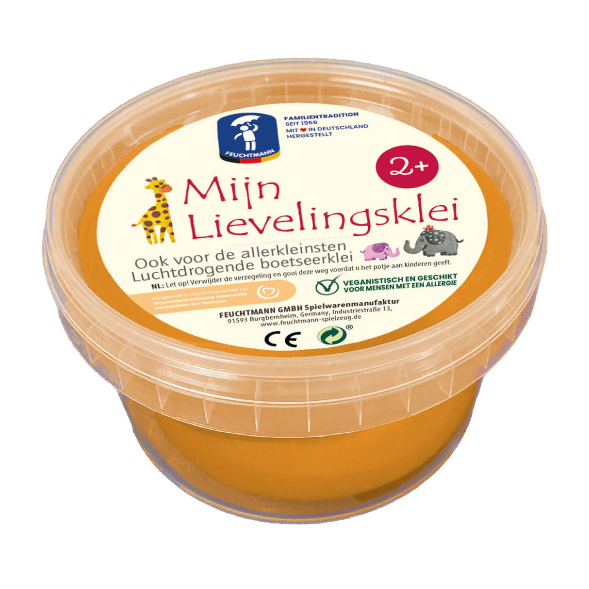 Feuchtmann meine Lieblingsknete - orange, 500gr.