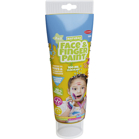 Boti natürliche Gesichts-Fingerfarbe, Tube – gelb, 100 ml