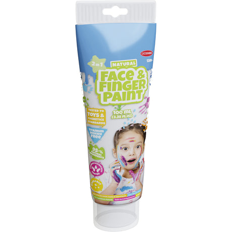 Boti natürliche Gesichts-Fingerfarbe, Tube – weiß, 100 ml