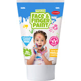 Boti natürliche Gesichts-Fingerfarbe, Tube – Schwarz und Weiß, 2 x 65 ml