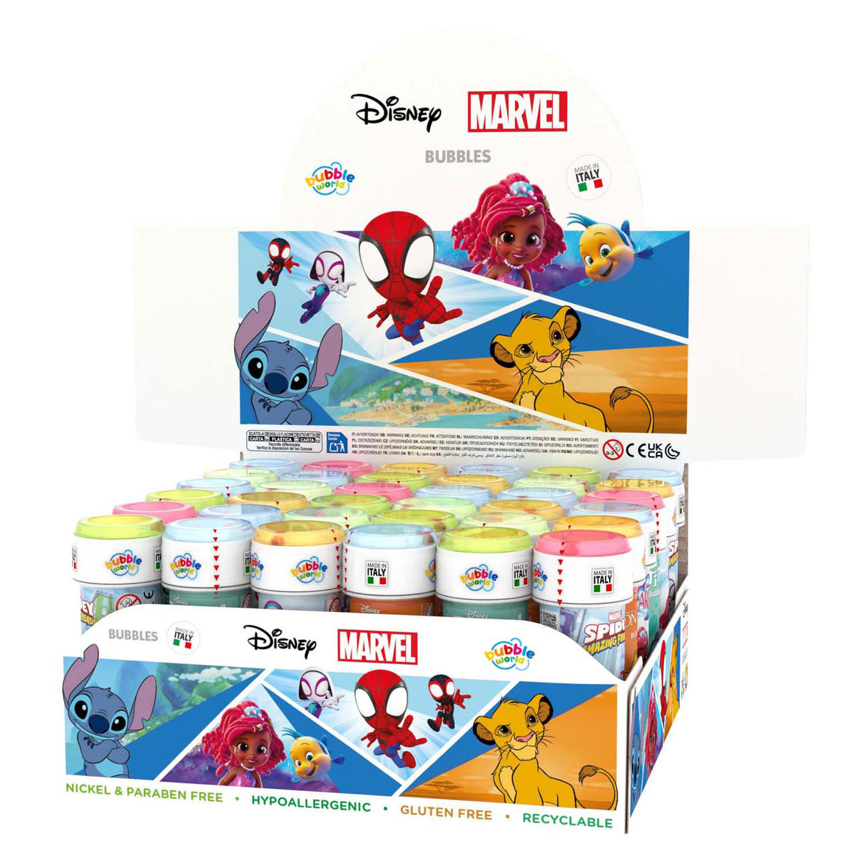 Disney Bubble Blow Marvel – 36 x 60 ml.