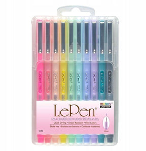 Merkloos sans marque set van 10 pastel fineliners, 0.3 mm - merkloos