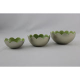 Mansion atmosphere loire votive waxinelichthouder groen set a 3