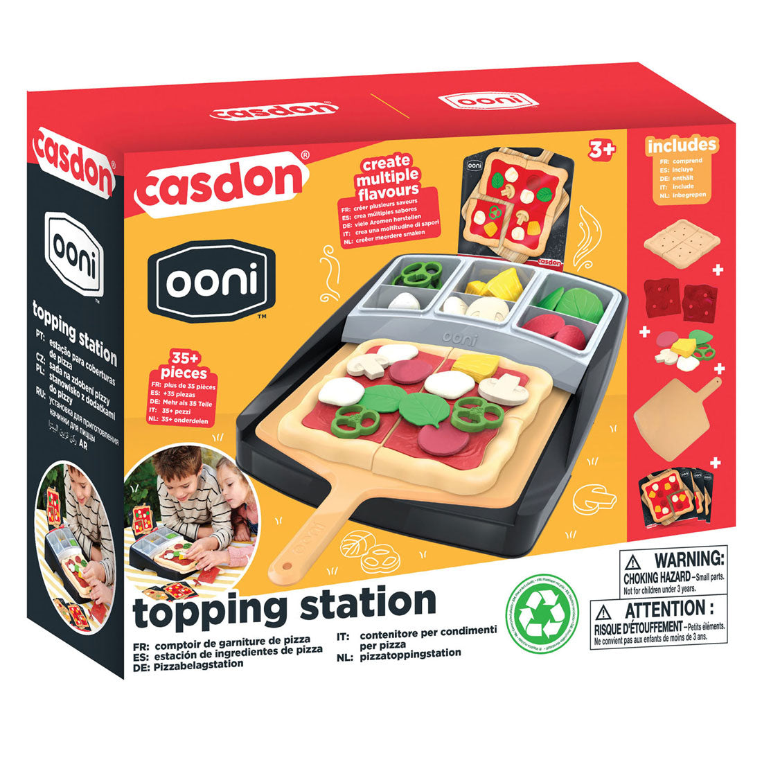 Casdon Ooni Toys Pizza Seg Hirschstapel Set