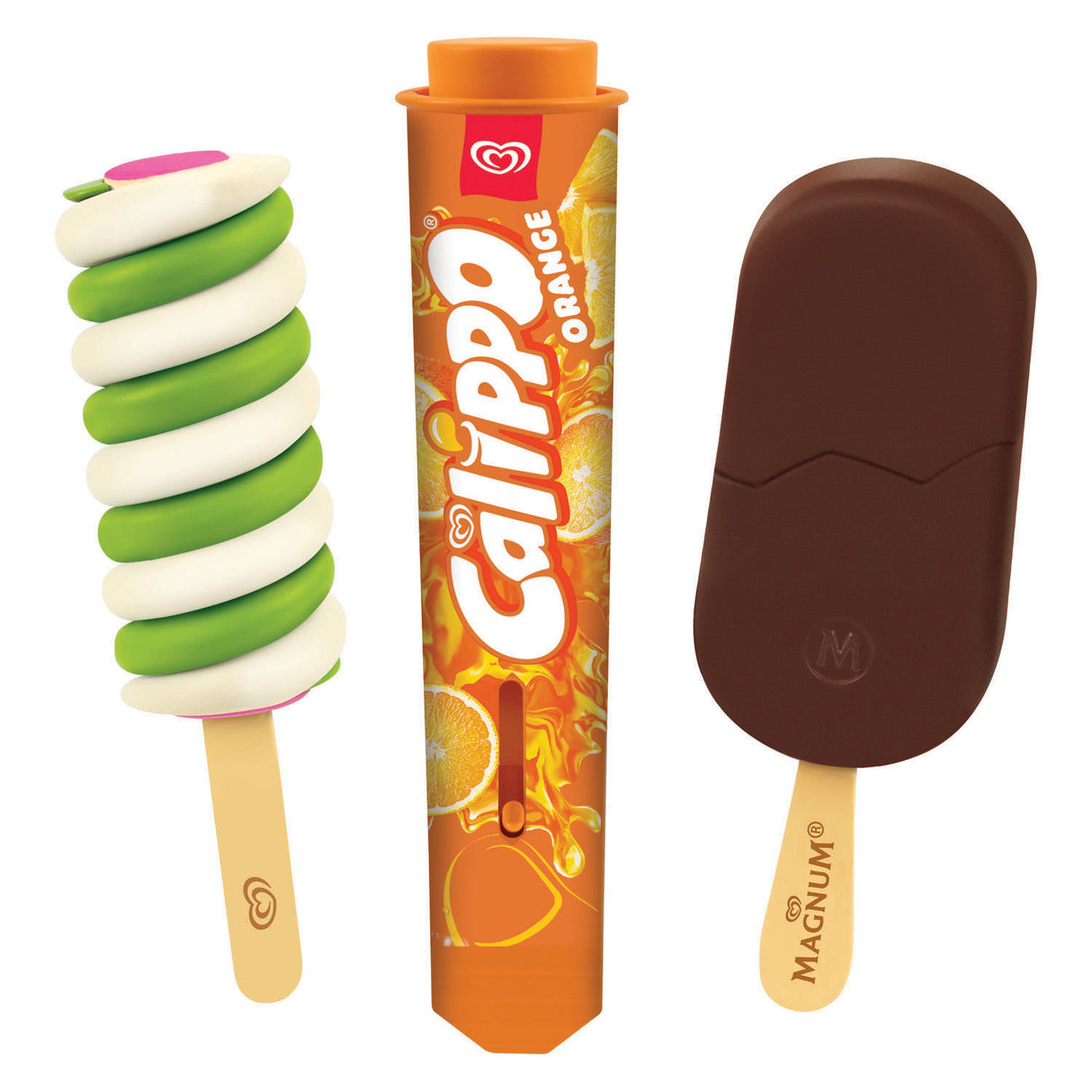 Casdon ola set speelgoedijsjes – set van 3 speelgoedijsjes | met calippo, twister, magnum