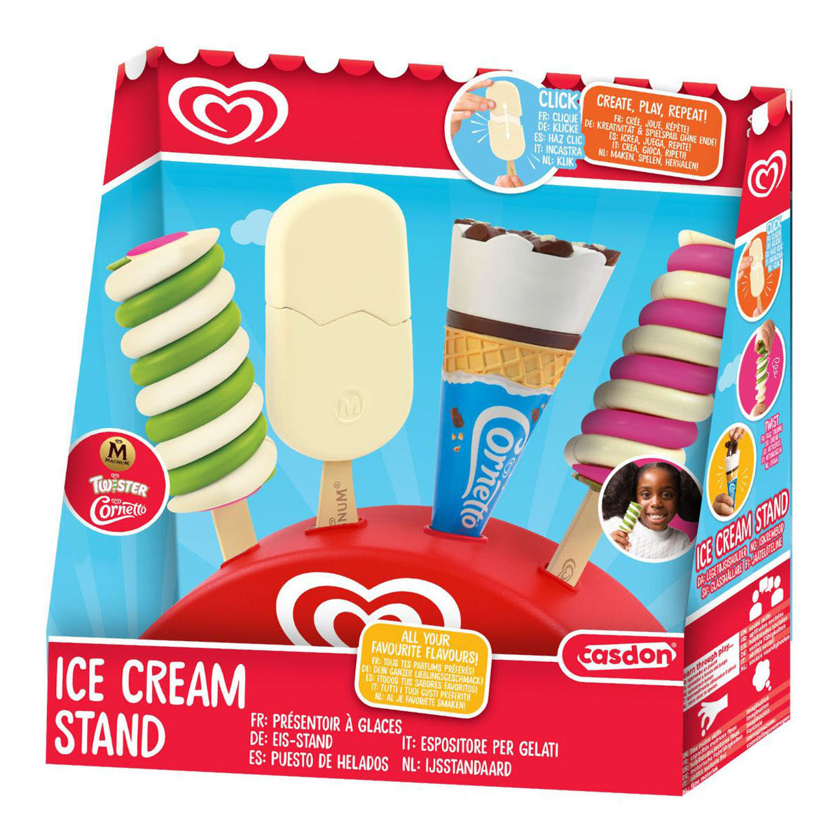 Casdon Ola 4 Eiswürfel mit Ständer