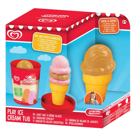 Casdon Ola Spiel-Eiskübel – Erdbeere und Karamell