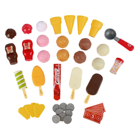 Casdon ola speelijs ijskraam | speelset met veel accessoires | met calippo, twister, magnum, cornetto, solero, schepijs en overige accessoires