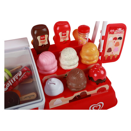 Casdon ola speelijs ijskraam | speelset met veel accessoires | met calippo, twister, magnum, cornetto, solero, schepijs en overige accessoires