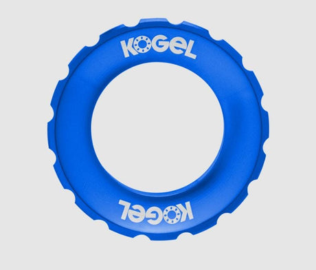 Kugel-Sicherungsring, Centerlock-kompatibler Rotor-Sicherungsring, außen, blau