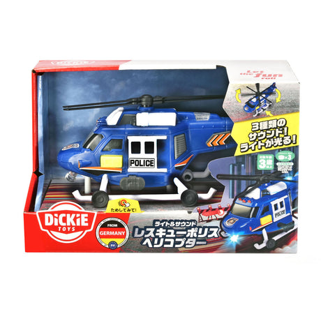 Dickie Toys Hubschrauber – 18 cm – Licht und Sound – Spielzeugfahrzeug
