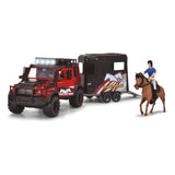 Dickie Jeep mit Pferde -Trailer -Spielset
