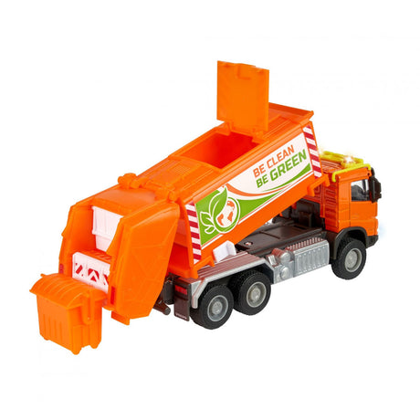 Majorette Grand Series – Volvo Truck Müllwagen – Metall – Licht und Ton – 18 cm – Spielzeugfahrzeug