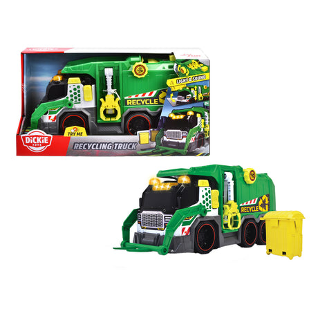 Dickie Recycling-Truck grün