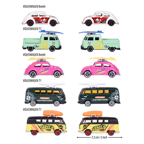 Majorette Volkswagen die Originale Spielautos, 5-tlg.