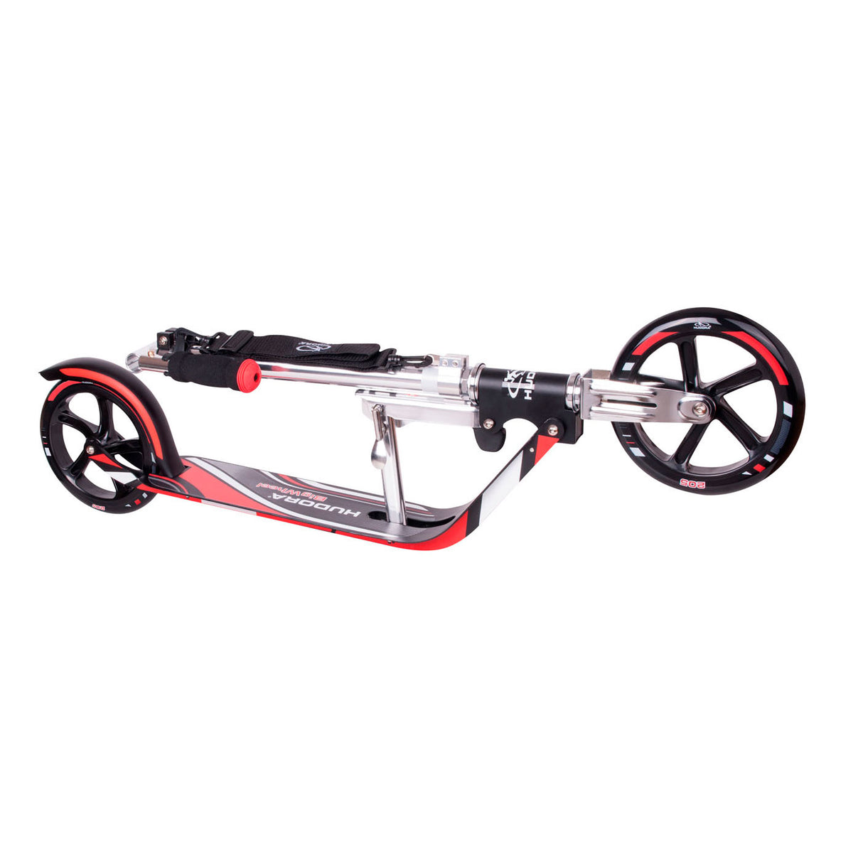 Hudora Scooter Big Wheel Step RX205 – Schwarz Rot