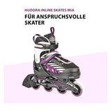 Hudora Children's Skeelers Mia Purple, Mt 29-32