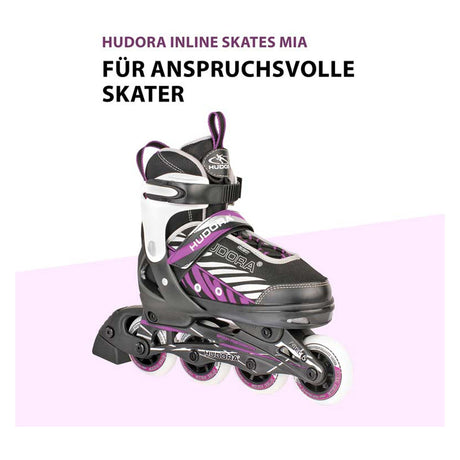 Hudora Children's Skeelers Mia Purple, Mt 29-32