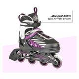 Hudora Children's Skeelers Mia Purple, Mt 29-32
