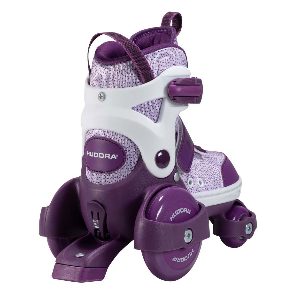 Hudora Rollschuhe My First Quad Lila, Größe 30-33