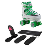 Hudora Rollschuh-Sneaker grün, Größe 36-39