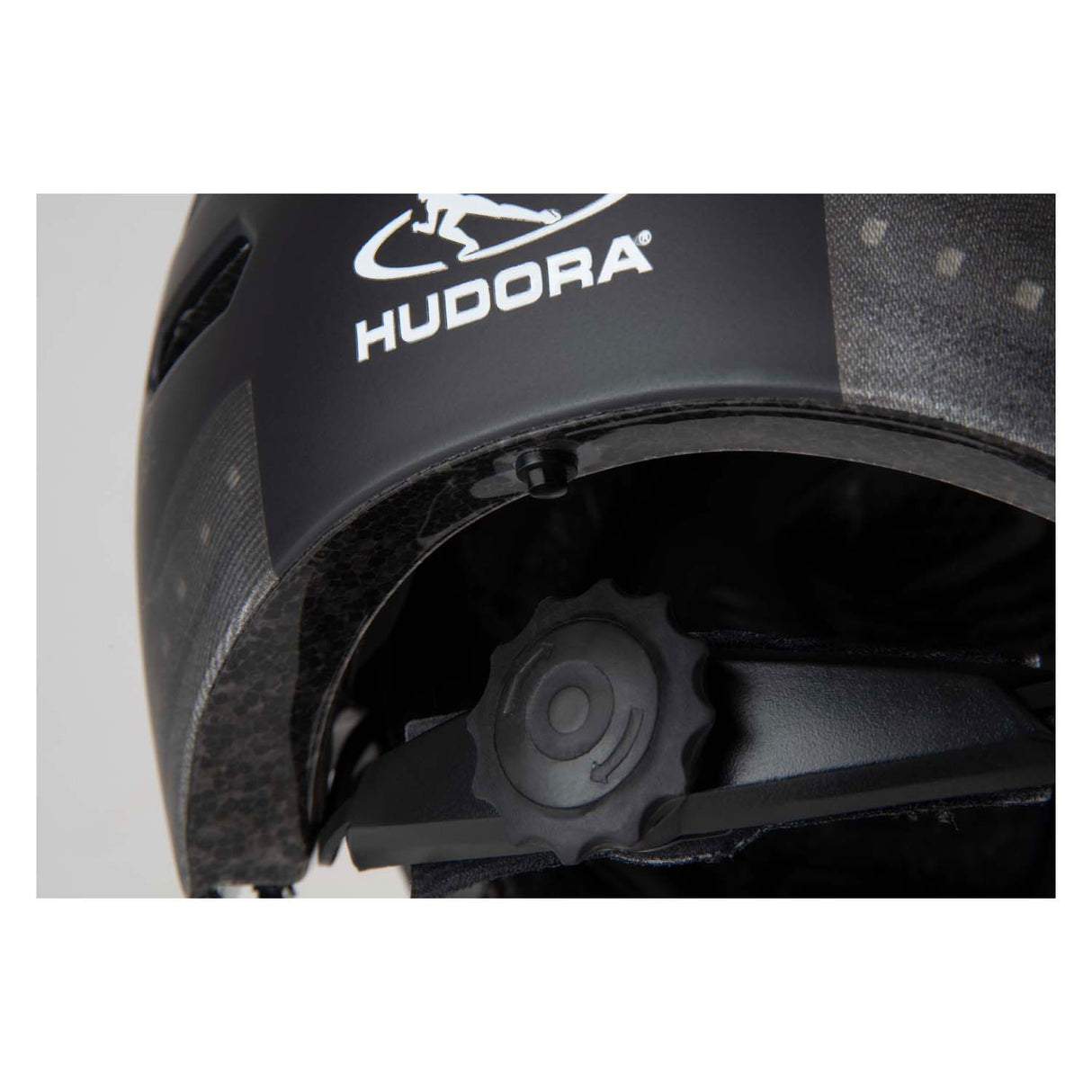 Hudora Skaterhelm mit Schirm und LED schwarz, Größe M (55-58cm)