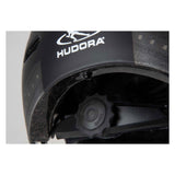 Hudora Skaterhelm mit Schirm und LED schwarz, Größe M (55-58cm)
