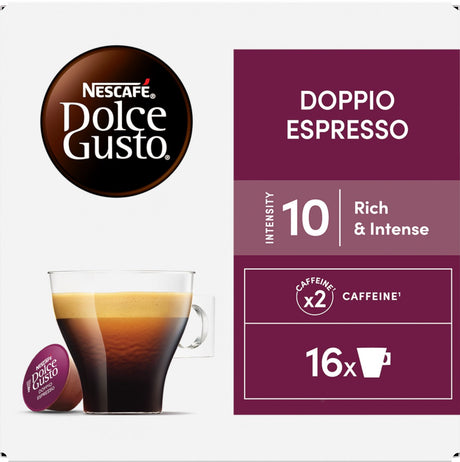 Nescafé Dolce Gusto Kapseln Doppio – 48 Kaffeetassen für 48 Tassen Kaffee