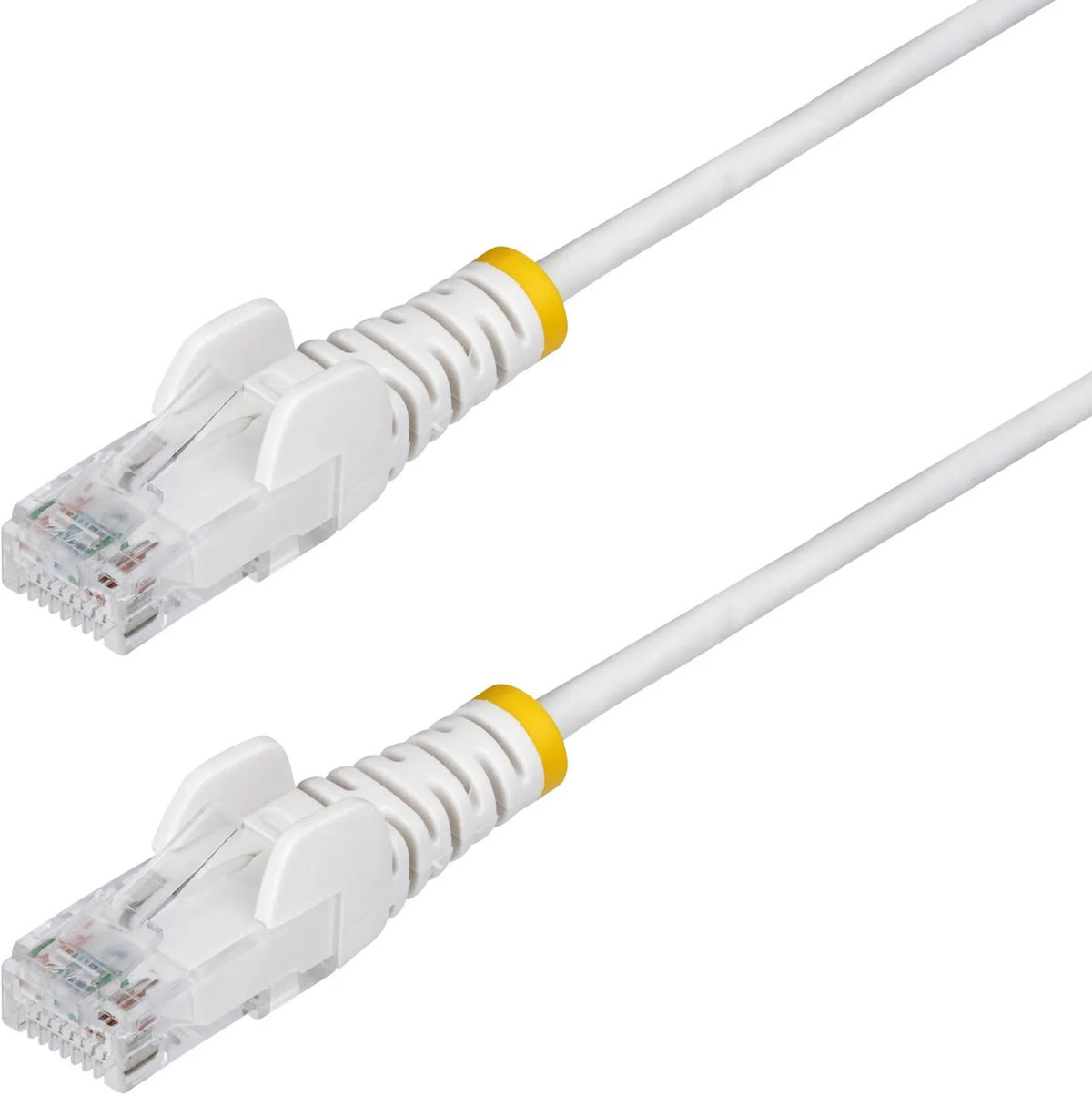 Startech .com 10m dunne cat6 ethernet kabel, wit, snagless, 100w poe, utp, lszh, 28awg pure koperdraad, slim rj45 netwerk patchkabel met trekontlasting, fluke getest