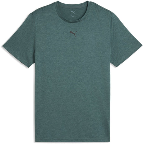 Puma tad essentials heather cat t-shirt in de kleur groen.