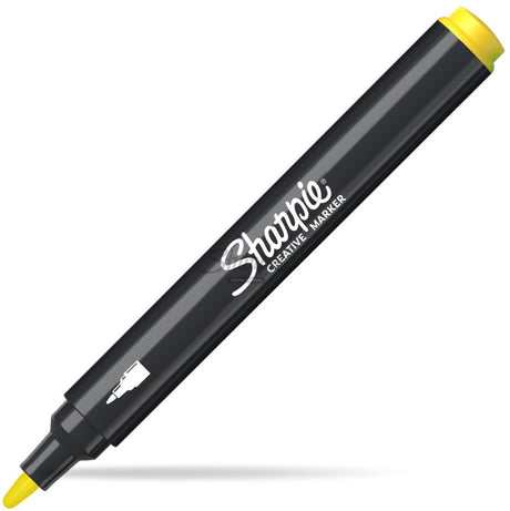 Sharpie Acrylmarker – permanent, wasserfest, gelb (1–4 mm)