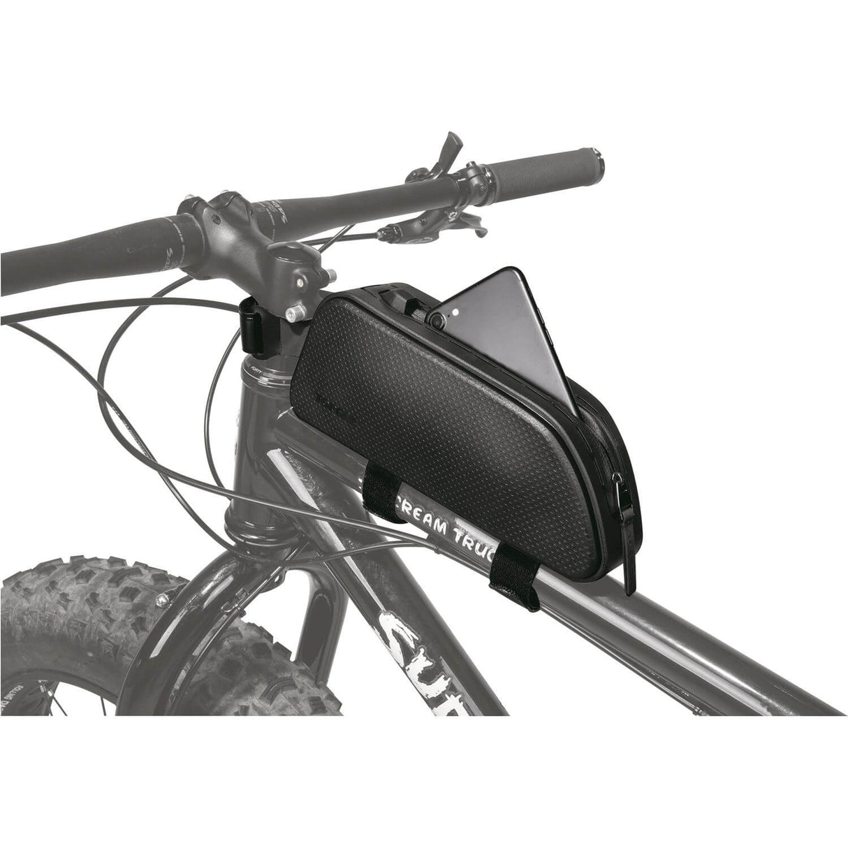 Bovenbuistas Fast -Fuel Drybag X wasserdichte Rahmenbeutel, schwarz, 1l